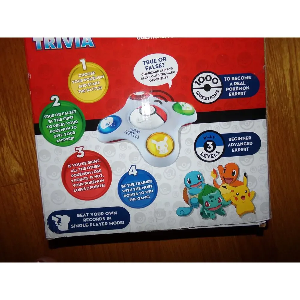 Pokemon Trainer Trivia‎ electronic game Preowned Works Perfectly